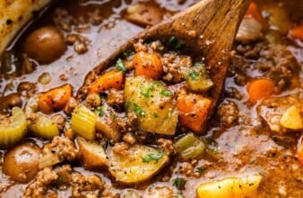 Ground Beef Stew – The Stay At Home Chef
