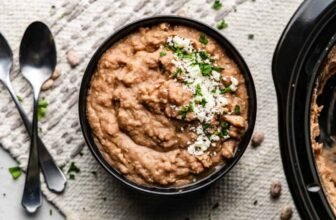 Slow Cooker Refried Beans – The Stay At Home Chef